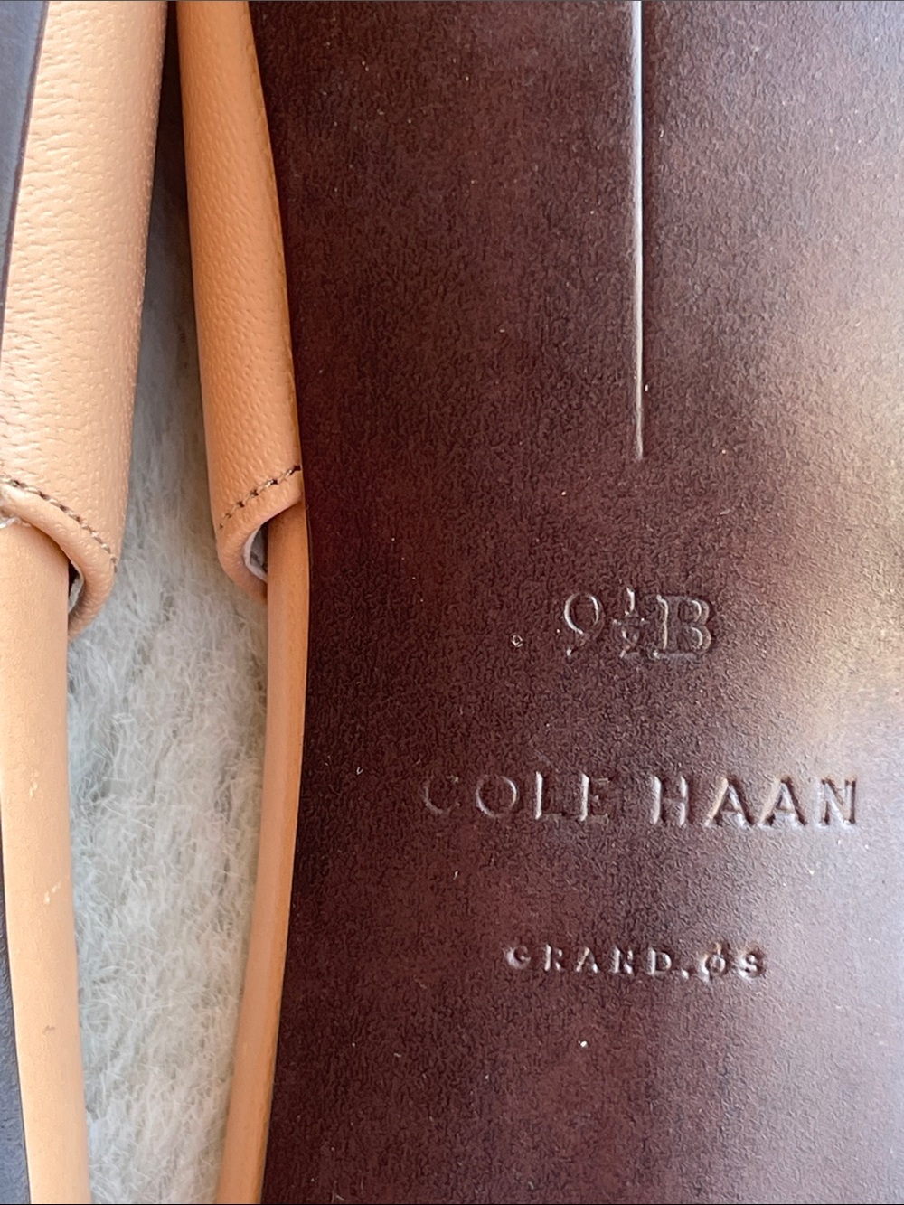 Cole Haan Blush Nude Slingback Pointed-Toe pumps Size 9.5 - Picture 8 of 11